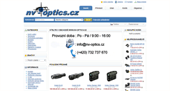 Desktop Screenshot of nv-optics.cz